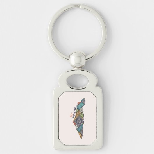 Besuch in Palästina: Kulturerbe innerhalb der Kart Schlüsselanhänger (Vorderseite)