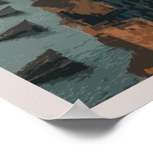 Besuch in Prag Poster (Ecke)