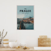 Besuch in Prag Poster (Küche)