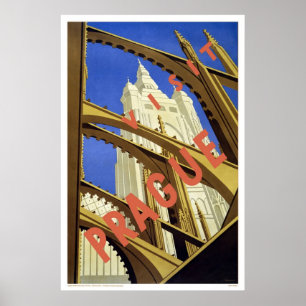 Besuch in Prag Poster