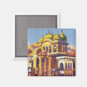 Besuch India Muttra Magnet (Vorderseite/Rückseite)