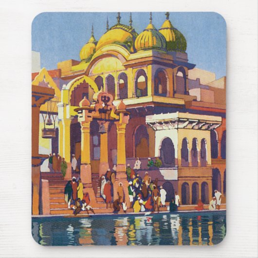 Besuch India Muttra Mousepad (Vorne)