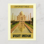 Besuch India Postkarte (Vorderseite)