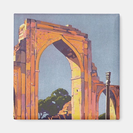 Besuch Indien ~ Delhi Magnet (Vorne)