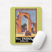 Besuch Indien ~ Delhi Mousepad (Mit Mouse)