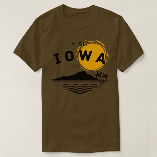 Besuch Iowa TShirt (Design vorne)