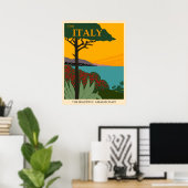 Besuch Italien, die schöne Amalfi Küste Reisen Poster (Heimbüro)