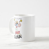 Besuch Kuba Kaffeetasse (Vorderseite Links)