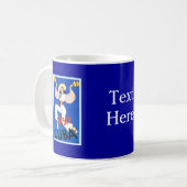 Besuch Kuba Vintag Kaffeetasse (Vorderseite Links)