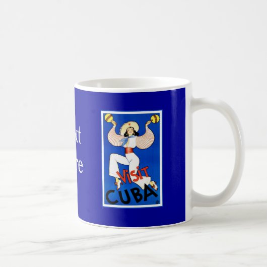Besuch Kuba Vintag Kaffeetasse (Rechts)