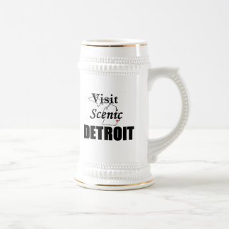Besuch landschaftliches Detroit Bierglas
