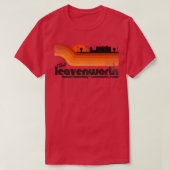 Besuch Leavenworth Gefängnis Retro Tourist Souveni T-Shirt (Design vorne)