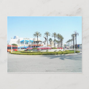 Besuch Long Beach, CA Postkarte