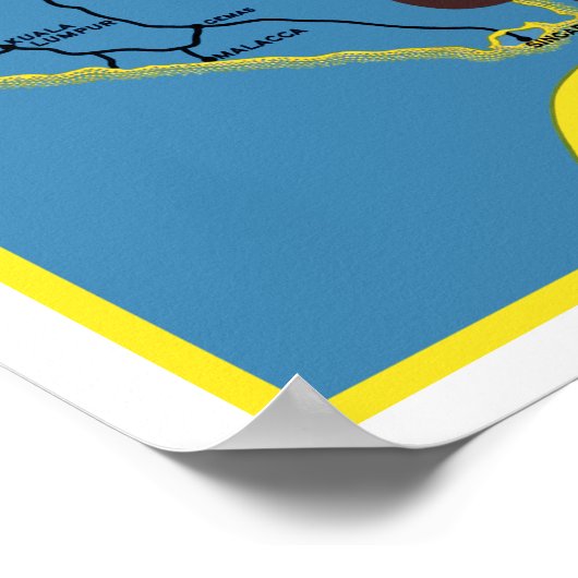 Besuch Malaya Poster (Ecke)