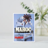 Besuch Marokko Jahrgang Reise Postkarte (Stehend Vorderseite)