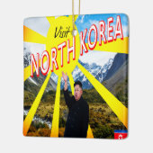 Besuch Nordkorea Keramikornament (Links)