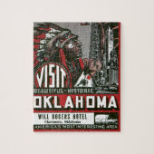 Besuch Oklahoma mit indischem Leiter Puzzle (Vertikal)