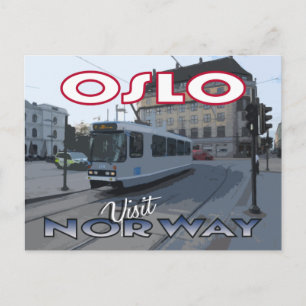Besuch... Oslo, Norwegen - Postkarte