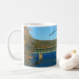 Besuch PA Wilds Picturesque Souvenir Casey Bridge Kaffeetasse