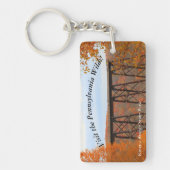 Besuch PA Wilds Picturesque Souvenir Kinzua Bridge Schlüsselanhänger (Vorderseite)