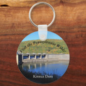 Besuch PA Wilds Picturesque Souvenir Kinzua Stauda Schlüsselanhänger (Vorderseite)