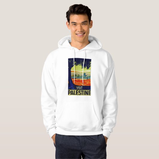 Besuch Palästina Hoodie (Vorne ganz)