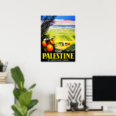 Besuch Palästina ~ Siehe Alte Schönheit wiederbele Poster (Heimbüro)