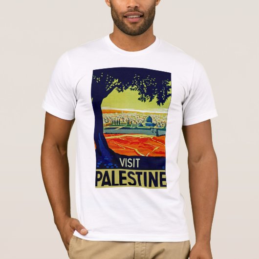 Besuch Palästina T-Shirt (Vorderseite)