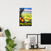 Besuch Palästina Vintage Reise Poster (Heimbüro)