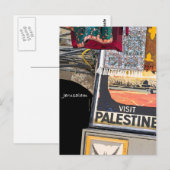 Besuch Palästinas Postkarte (Vorne/Hinten)