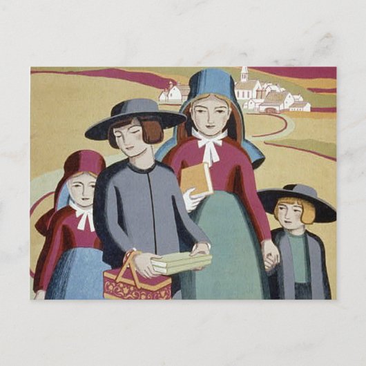 Besuch Pennsylvania - 1894 Postkarte (Vorderseite)