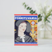 Besuch Pennsylvania Postkarte (Stehend Vorderseite)