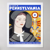 Besuch Pennsylvania | Vintage Travel Poster (Vorne)