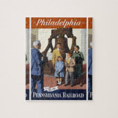 Besuch Philadelphia auf der Pennsylvania-Eisenbahn Puzzle (Vertikal)