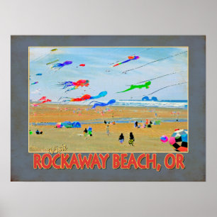 Besuch Rockaway Strand ODER Poster