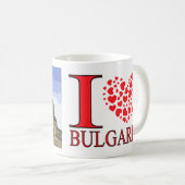 Besuch Sofia, Bulgarien I Liebe Kaffeetasse (VorderseiteRechts)
