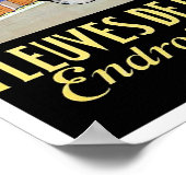 Besuch Spanien Vintage Reise Poster (Ecke)