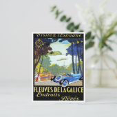 Besuch Spanien Vintage Reise Postkarte (Stehend Vorderseite)