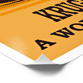 Besuch Südafrika, Krüger Nationalpark, Poster (Ecke)