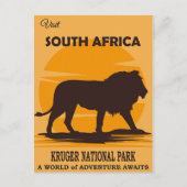 Besuch Südafrika, Krüger Nationalpark, Postkarte (Vorderseite)