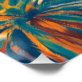 Besuch Valencia Spanien | Retroreise Poster (Ecke)