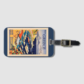 Besuch von Athen, Griechenland Gepäckanhänger (Vorderseite (Horizontal))