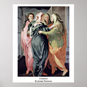 Besuch von Jacopo Pontormo Poster