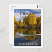 Besuch von Oregon, Deschutes, Postkarte (Vorne/Hinten)