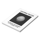 Besuch von Pluto, um Geheimnisse des Sonnensystems Notizblock (Rotiert)