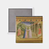 Besuch, von Predella Annunciation Magnet (Vorderseite/Rückseite)