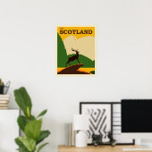 Besuch von Scotland Vintage Travel Poster (Heimbüro)