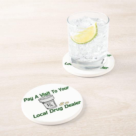 Besuch zu Ihrem lokalen Drogenhändler Untersetzer (Seite)