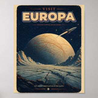 Besuche Europa – Vintage-Reiseposter für den Weltr Poster
