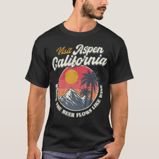 Besuche Freunde in Aspen California T-Shirt